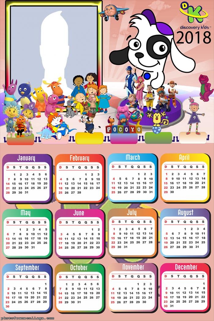 Calendar 2018 Discovery Kids