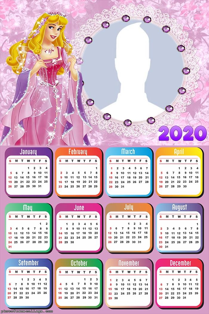 Princess Aurora Calendar 2020