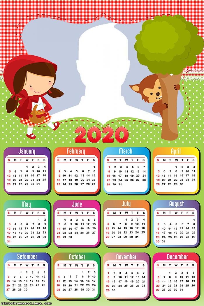 Little Red Riding Hood Calendar 2020