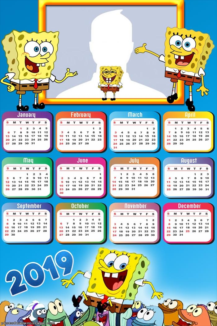 Spongebob Calendar 2019