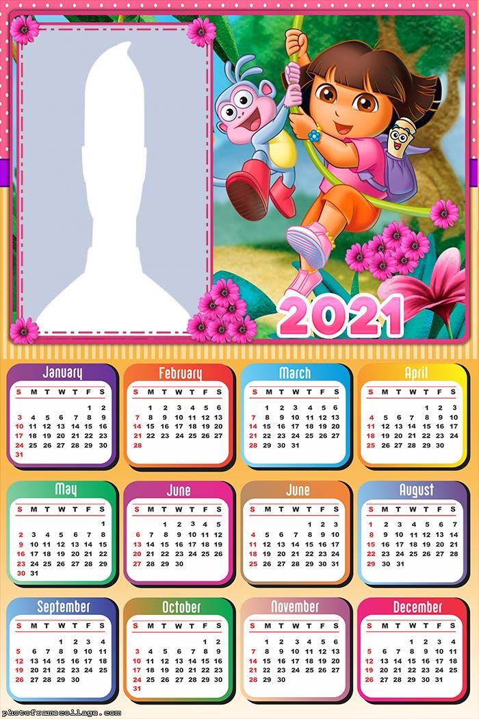 Calendar 2021 Dora the Explorer