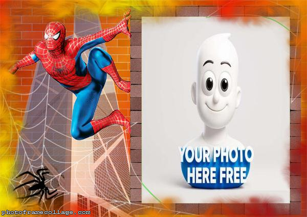 Spiderman Cartoon Frame Digital