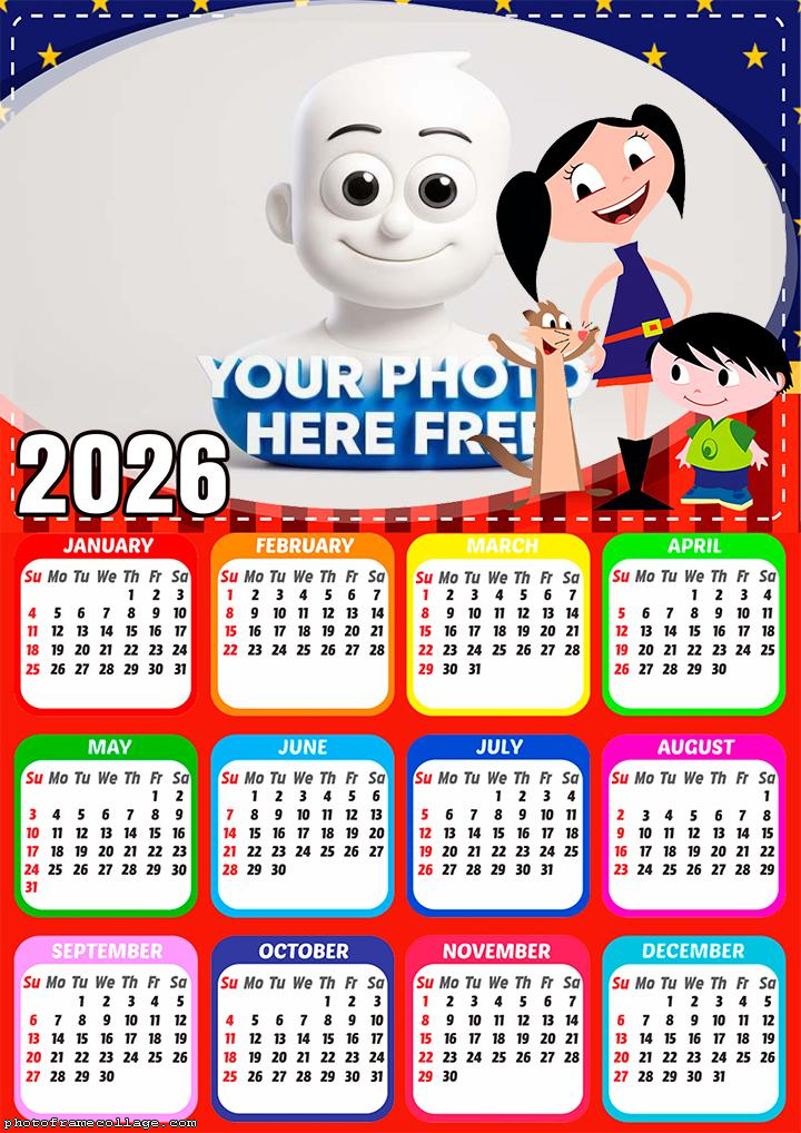 Calendar 2026 Earth to Luna