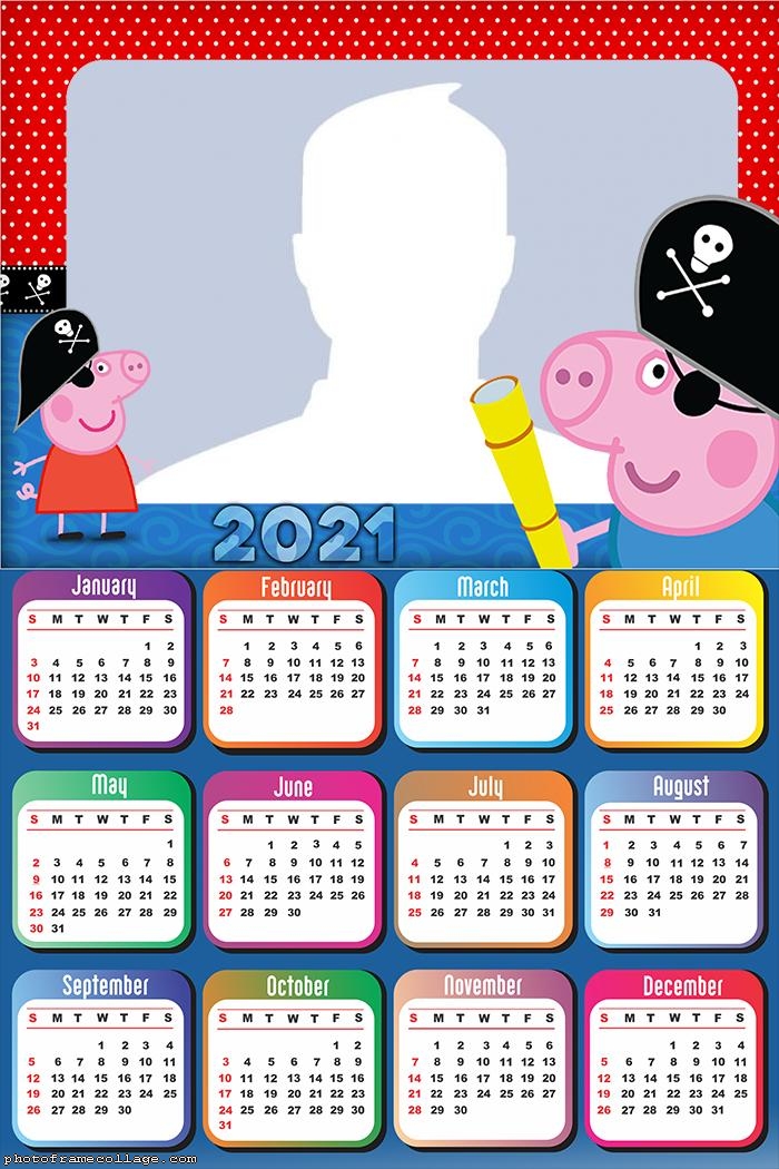 Calendar 2021 George Pirate