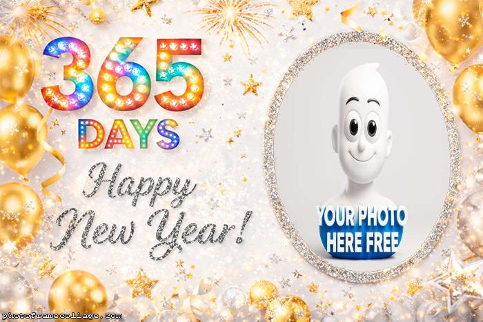 Frame 365 Days Happy New Year online