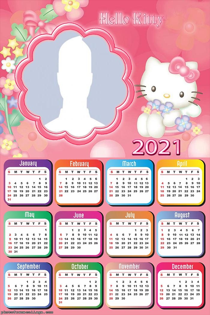 Hello Kitty Colouring Calendar 2021