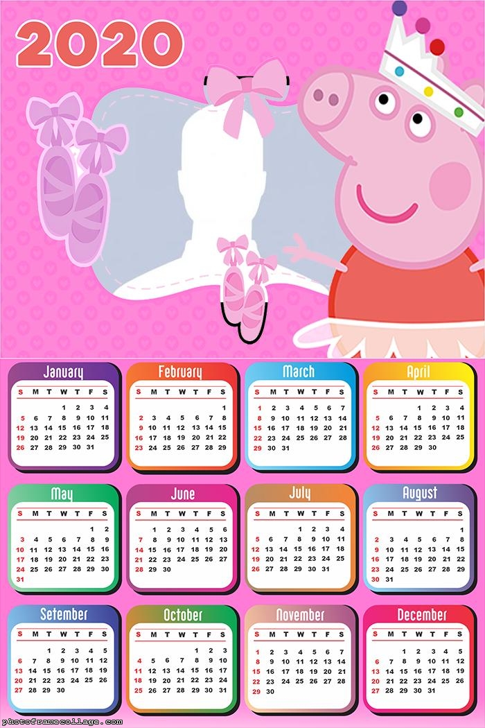 Baillarina Peppa Pig Calendar 2020