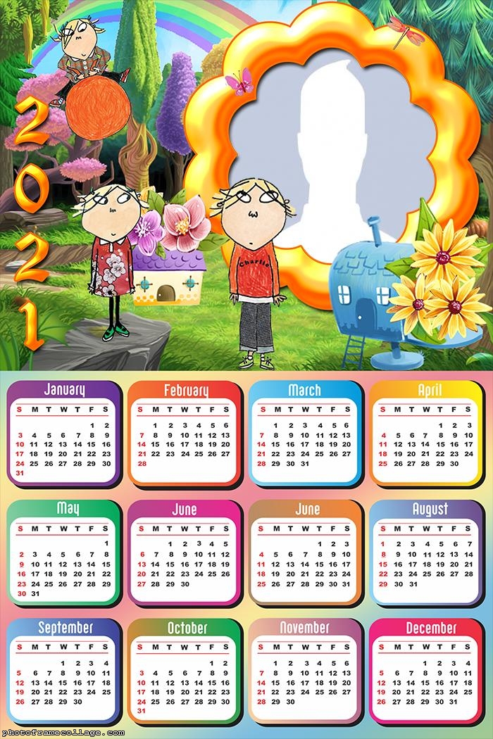 Calendar 2021 Charlie and Lola