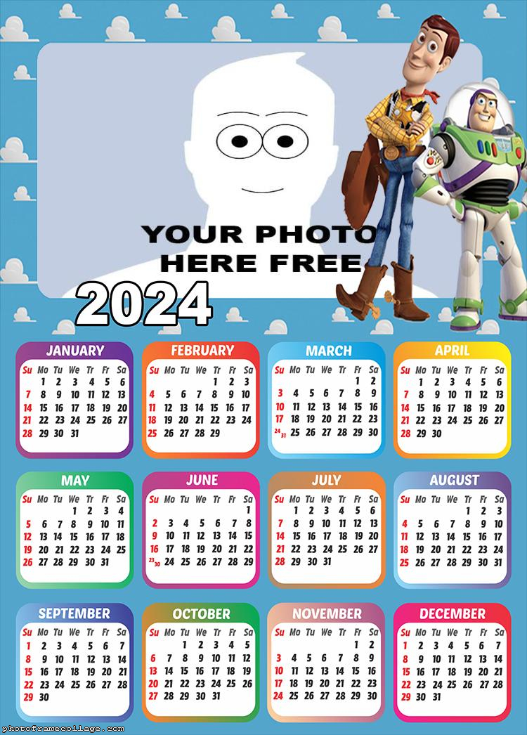 Calendar 2024 Toy Story
