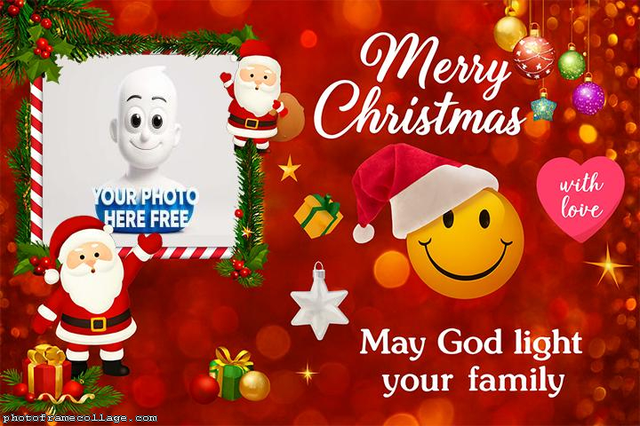 Merry Cristmas Smille Family creative photo