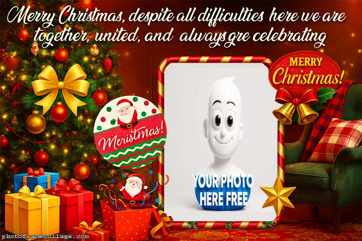 Always are Celebrating Merry Christmas frame collage online