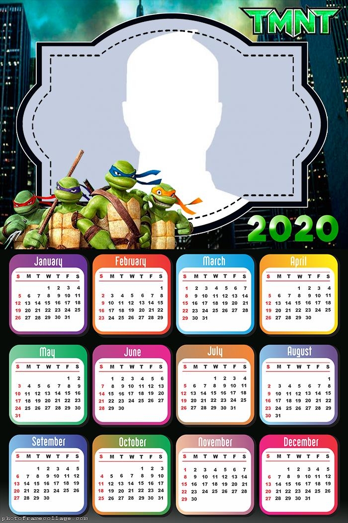 Ninja Turtles Calendar 2020