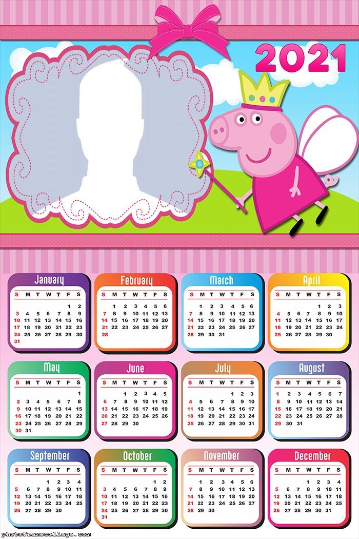 Peppa Pig Fairy Calendar 2021