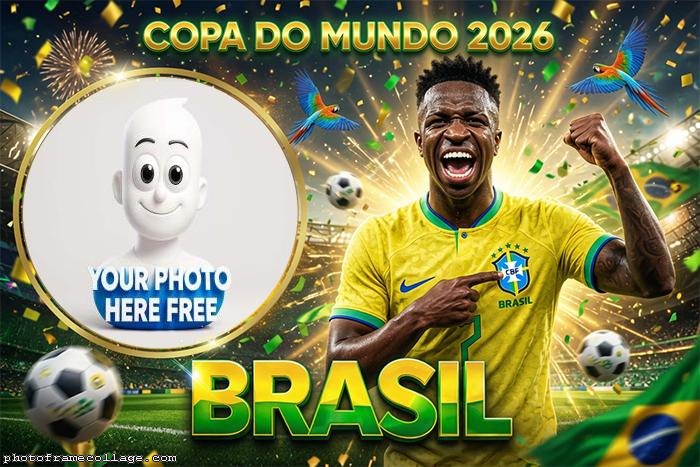 Vini Junior 2026 Brazil Photograph Frame 