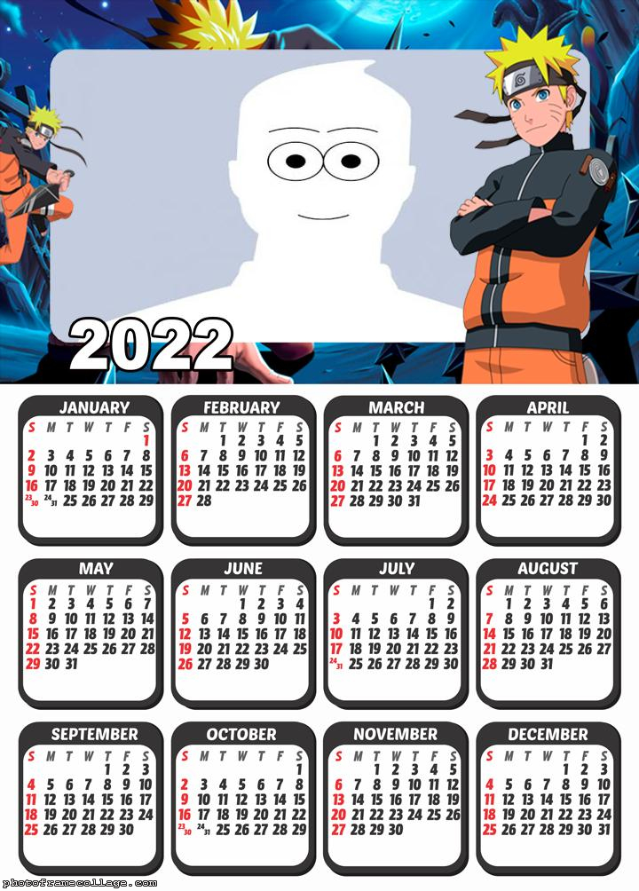 Calendar 2022 Naruto