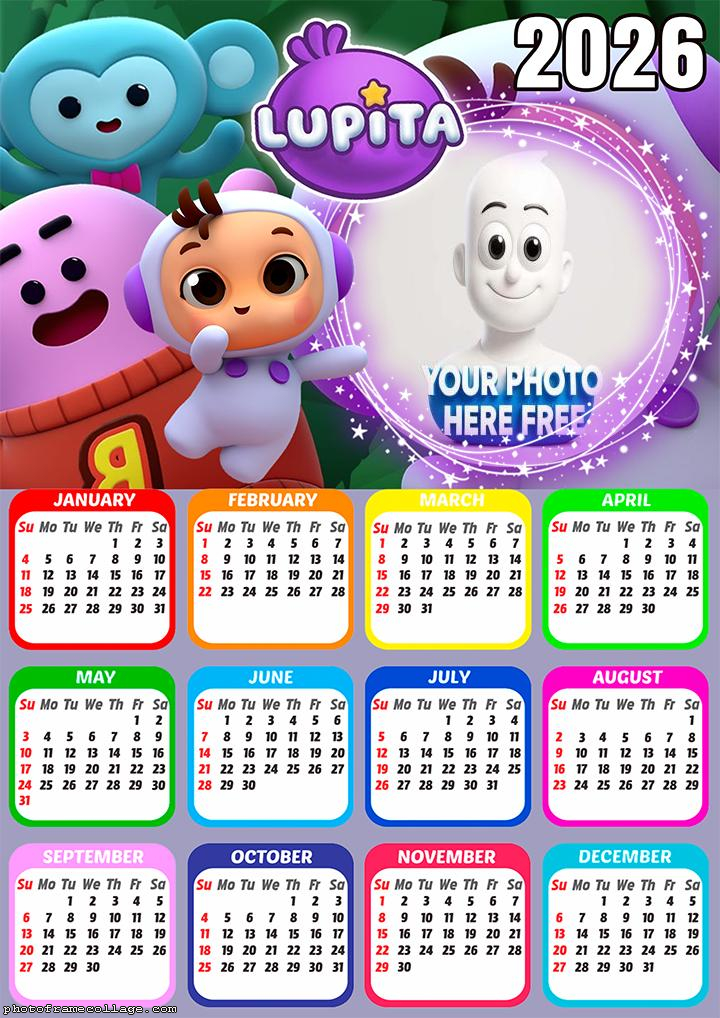 Calendar 2026 Lupita Free Printable