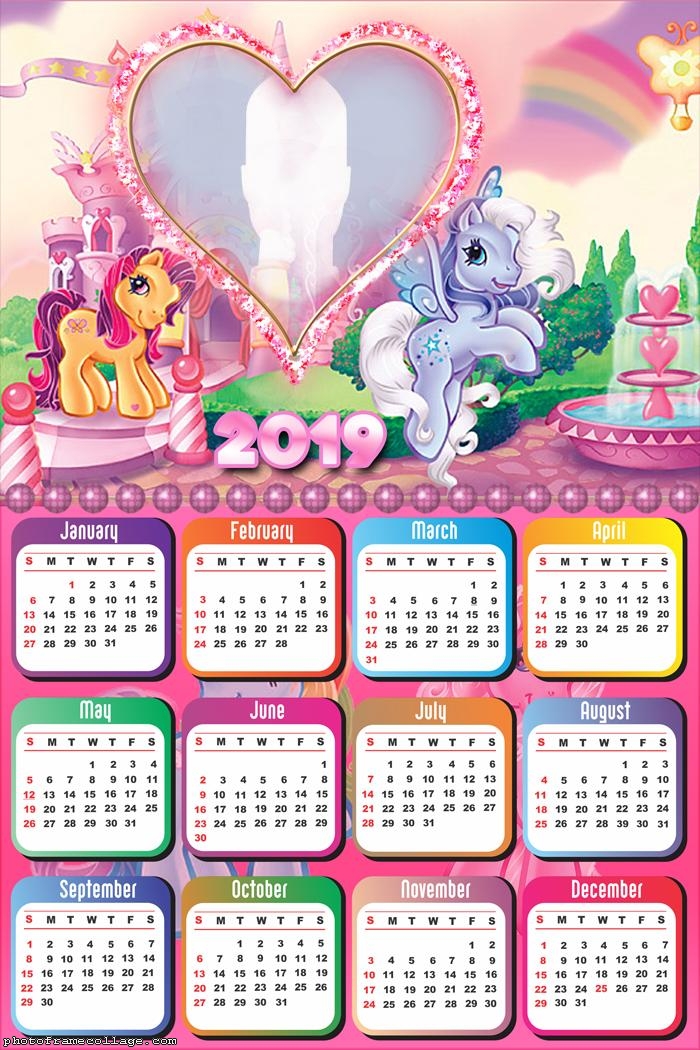 My Little Pony Calendar 2019