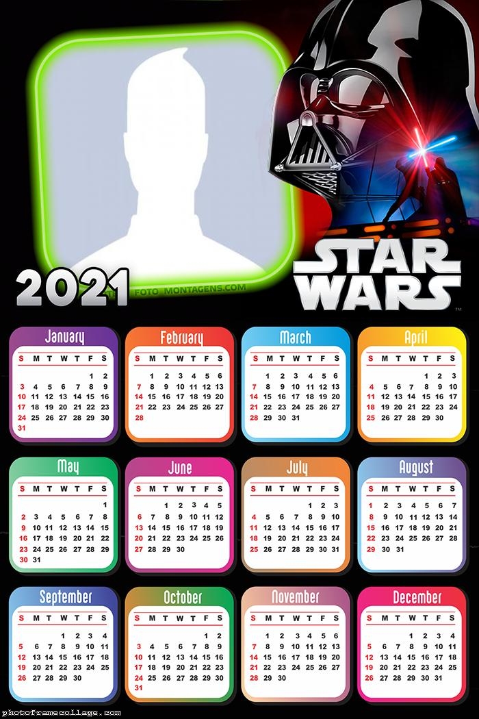 Starwars Calendar 2021