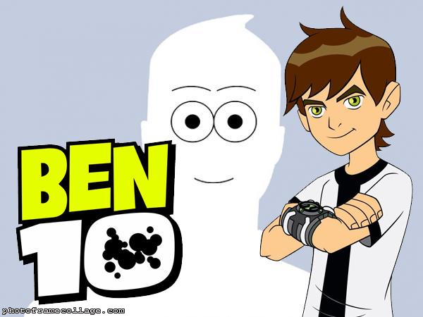 Ben 10 White Background Picture to Cartoon