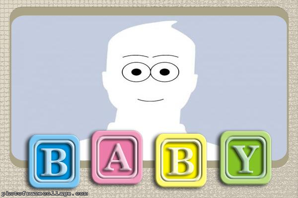 Baby Letters Photo Collage Free