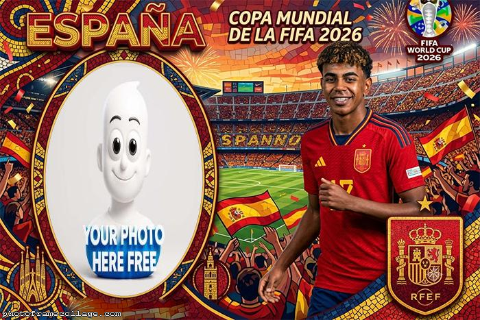 Lamine Yamal World Cup 2026 Online Picture Frame 