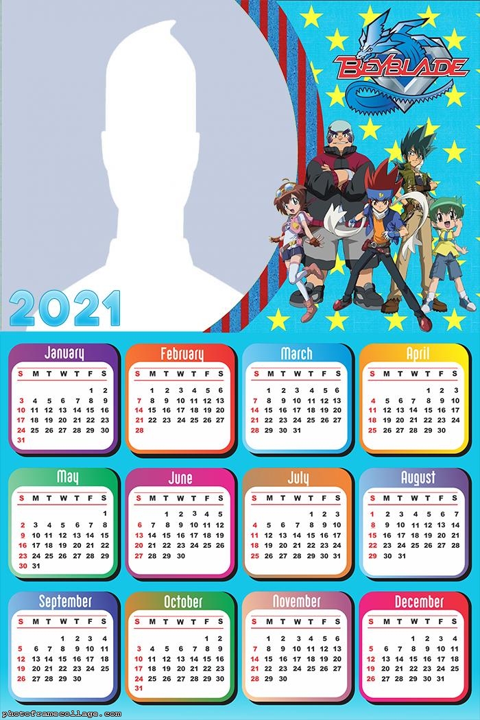 Calendar 2021 Beyblade