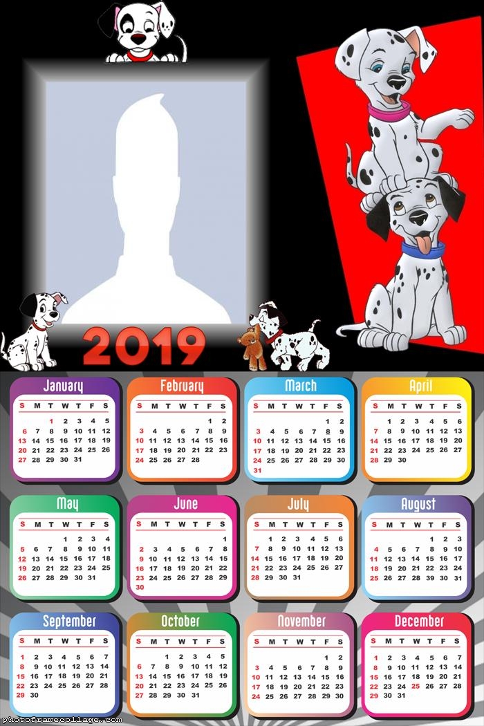 101 Dalmatians Calendar 2019