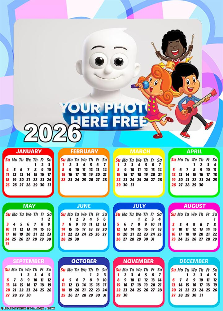 Calendar 2026 Three Little Words
