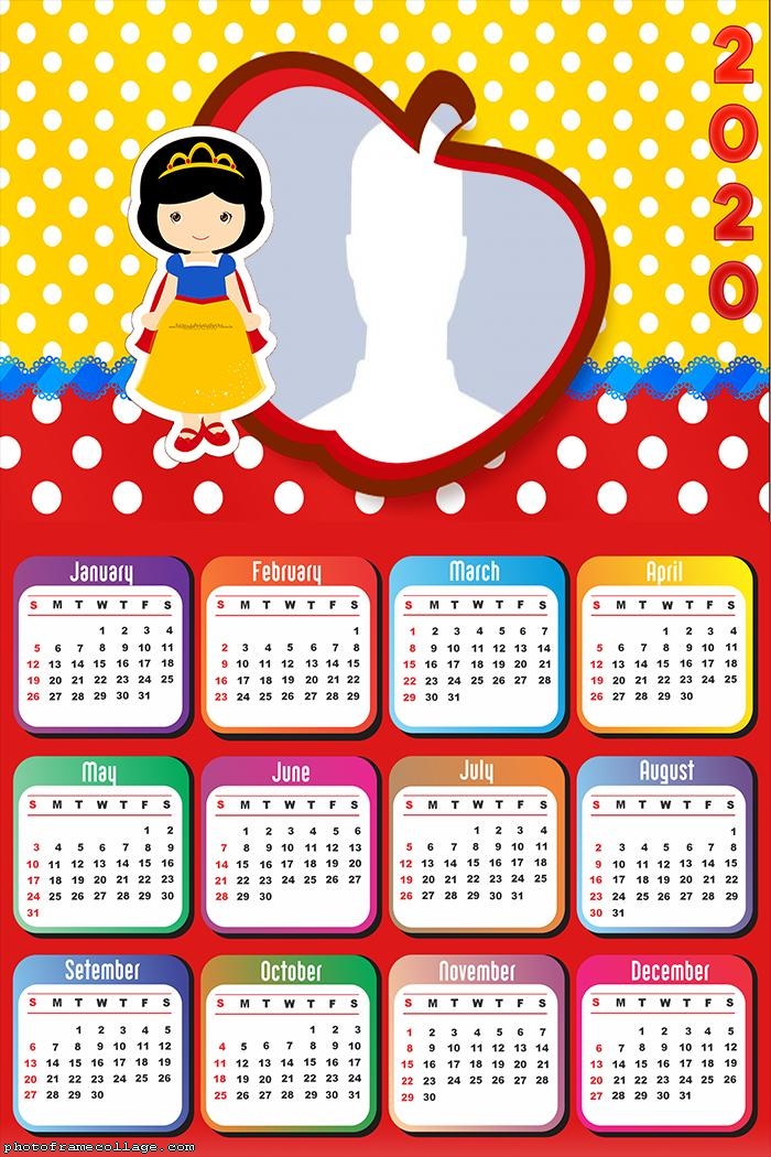 Calendar 2020 Snow White Disney