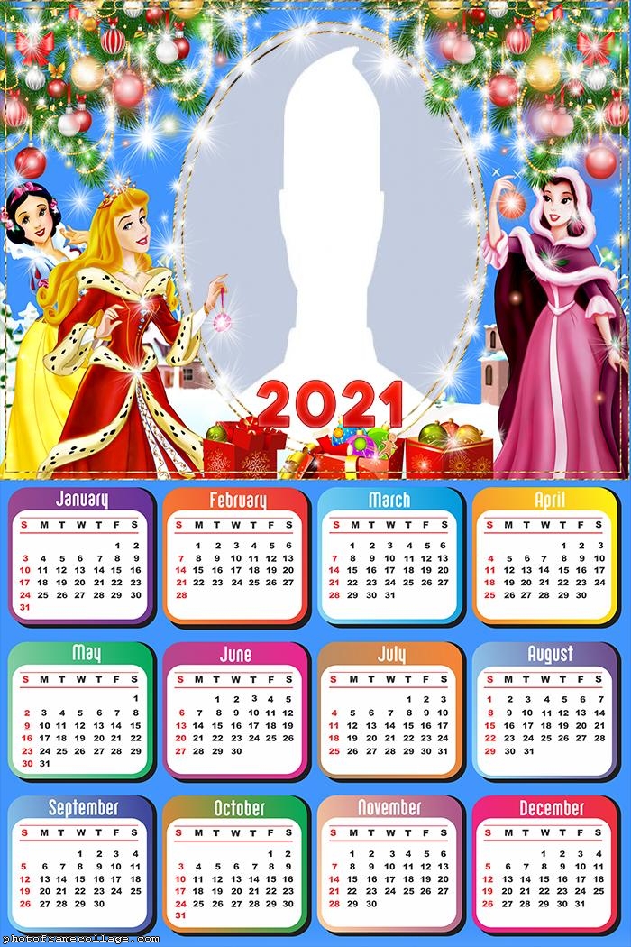 Disney Princesses Merry Christmas Calendar 2021