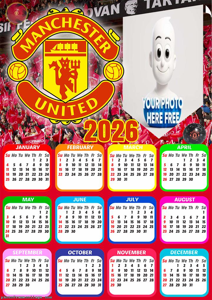 Calendar 2026 Manchester United Football Club