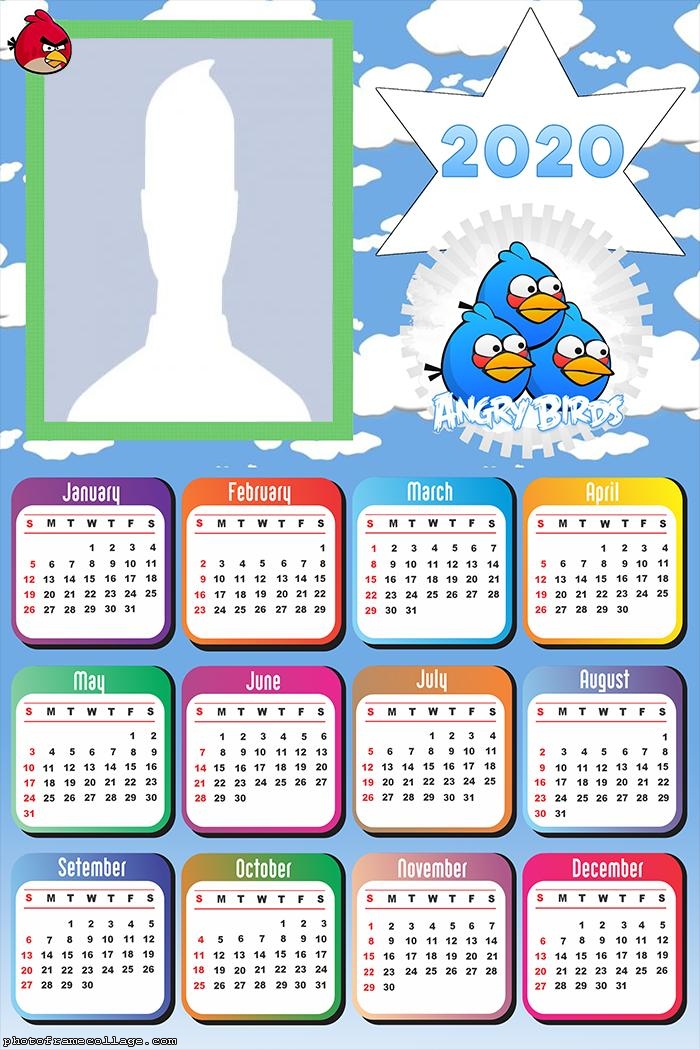 Angry Birds Calendar 2020 Frame Picture
