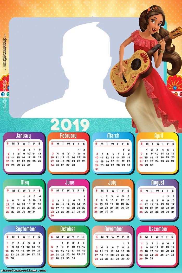 Elena of Avalor Calendar 2019