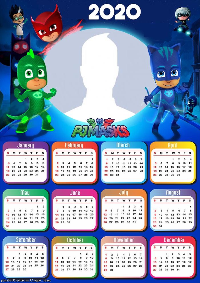 PJ Masks Calendar 2020