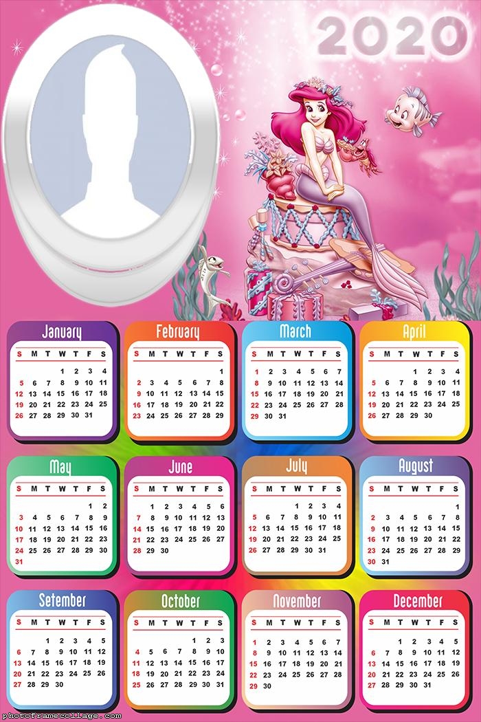 Princess Ariel Pink Frame Picture 2020