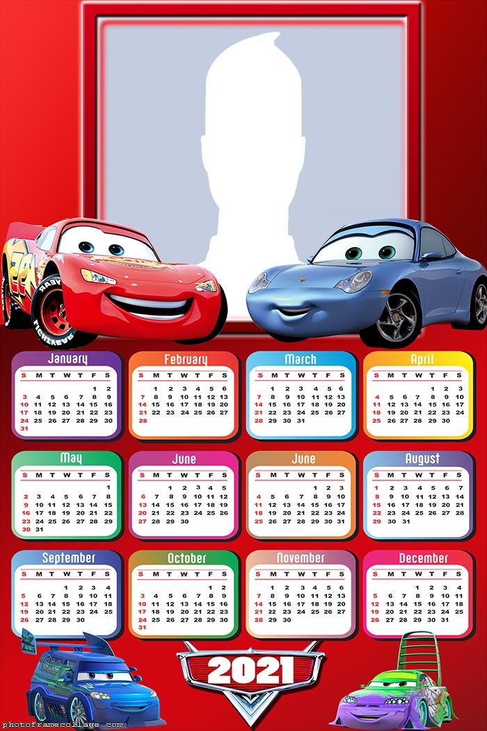 Calendar 2021 Cars