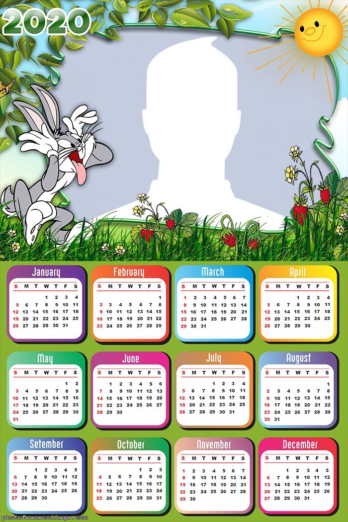 Looney Tunes Calendar 2020 Photo Frame Collage looney tunes calendar 2021