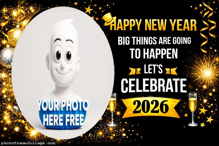 Happy 2026 collage creator with mensage 