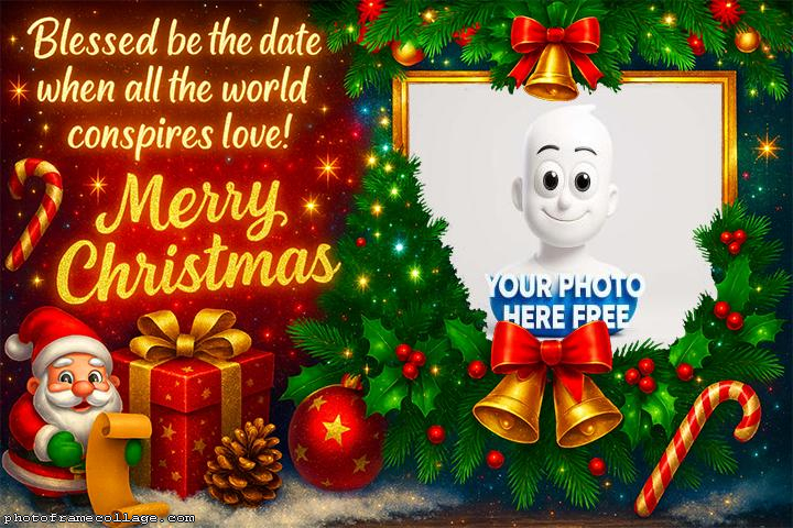 Conspires Love Merry Christmas free photo editor