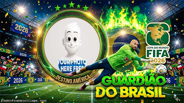 Weverton Brazil World Cup 2026 Photo Montage Free 