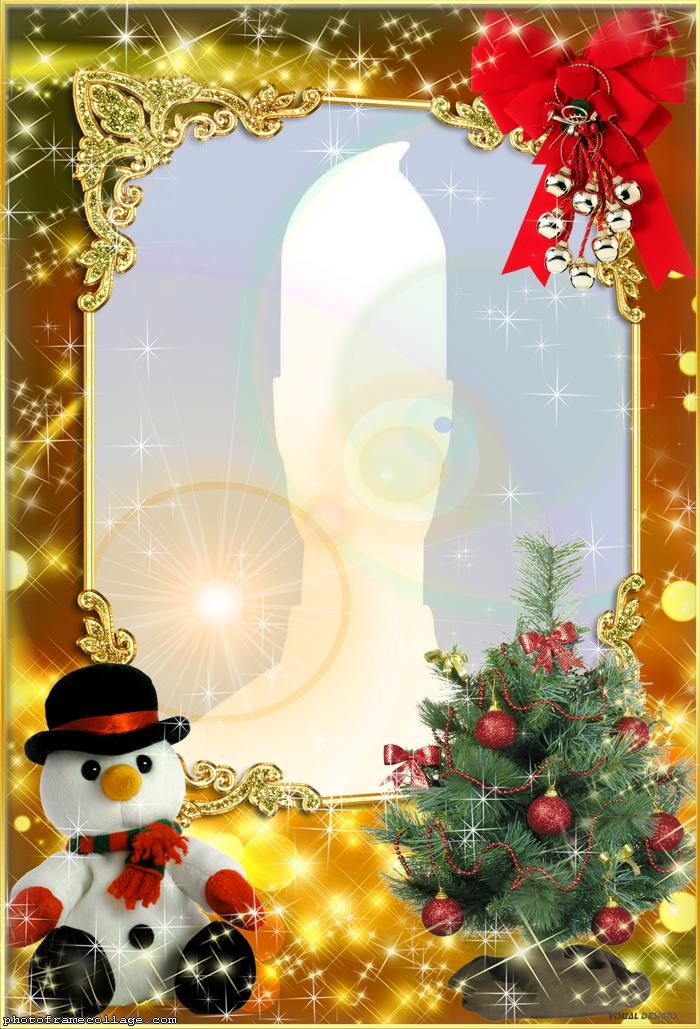 Snowman Toy Photo Collage