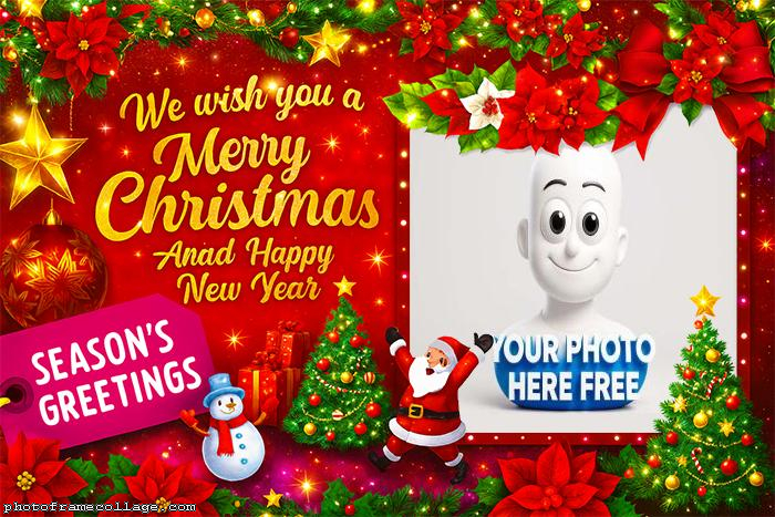 We wish you a Merry Christmas maker online