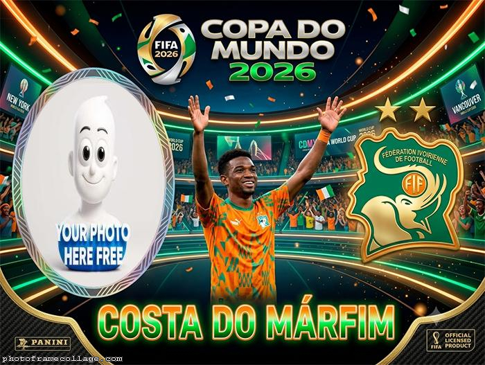 Yan Diomande World Cup 2026 Collage Frame Free 