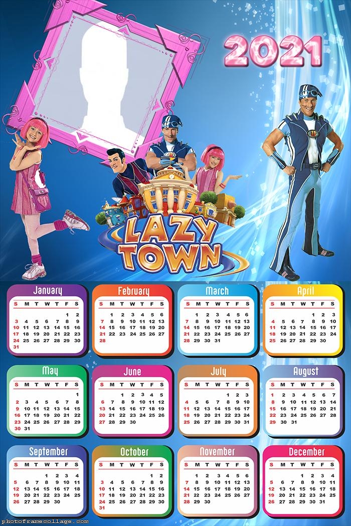 Calendar 2021 Lazy Town