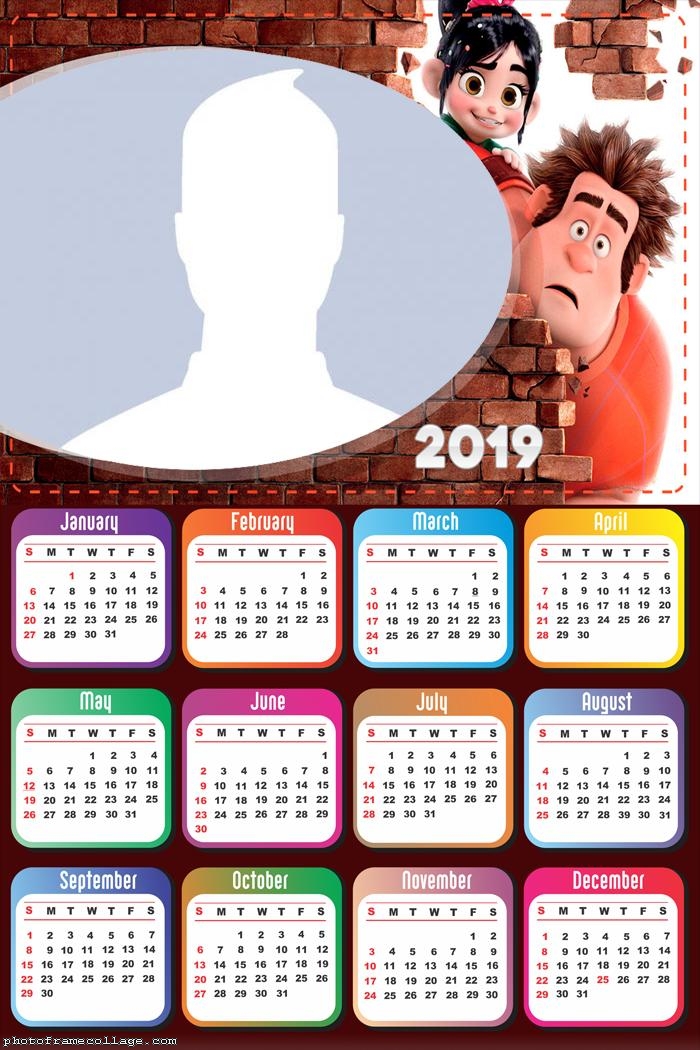 Wreck-It Ralph Calendar 2019