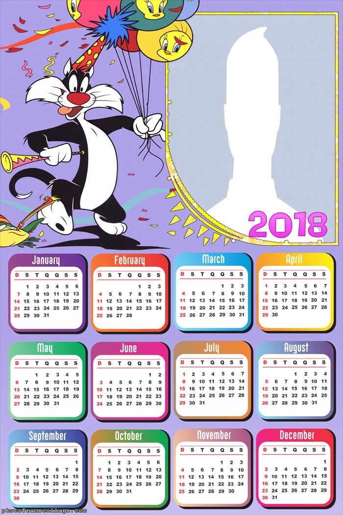 Calendar 2018 Sylvester