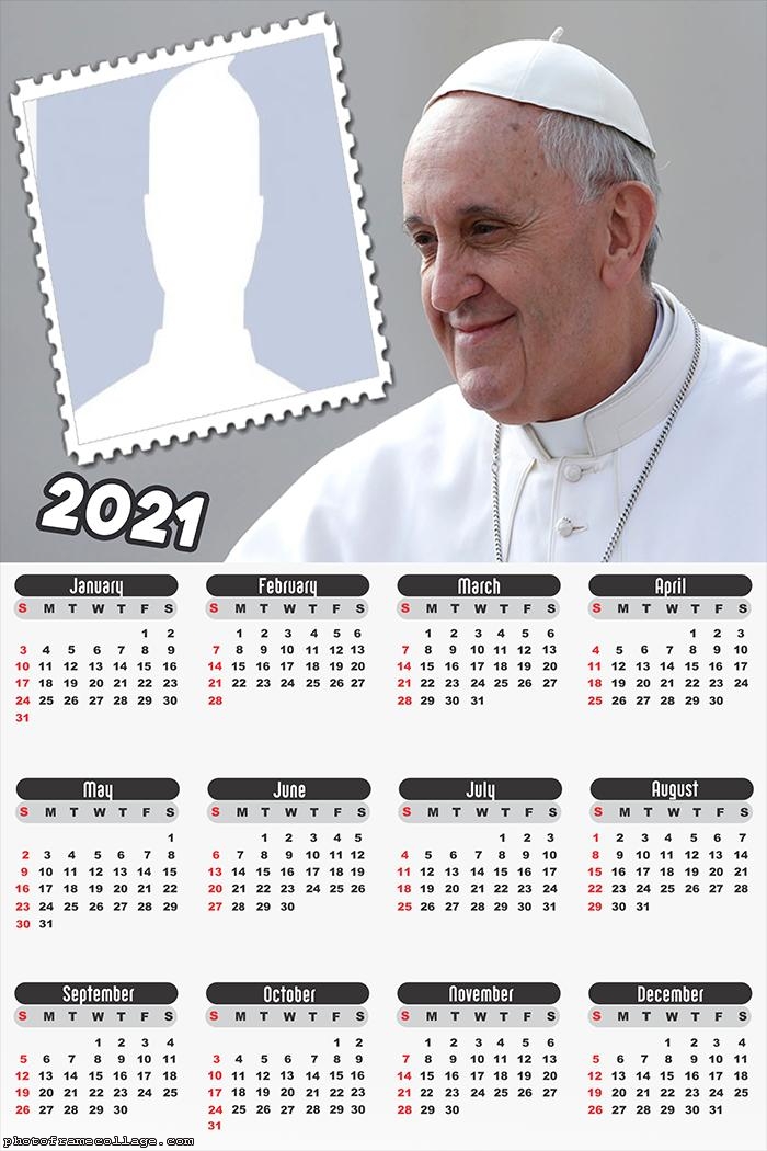 Calendar 2021 Pope Francis
