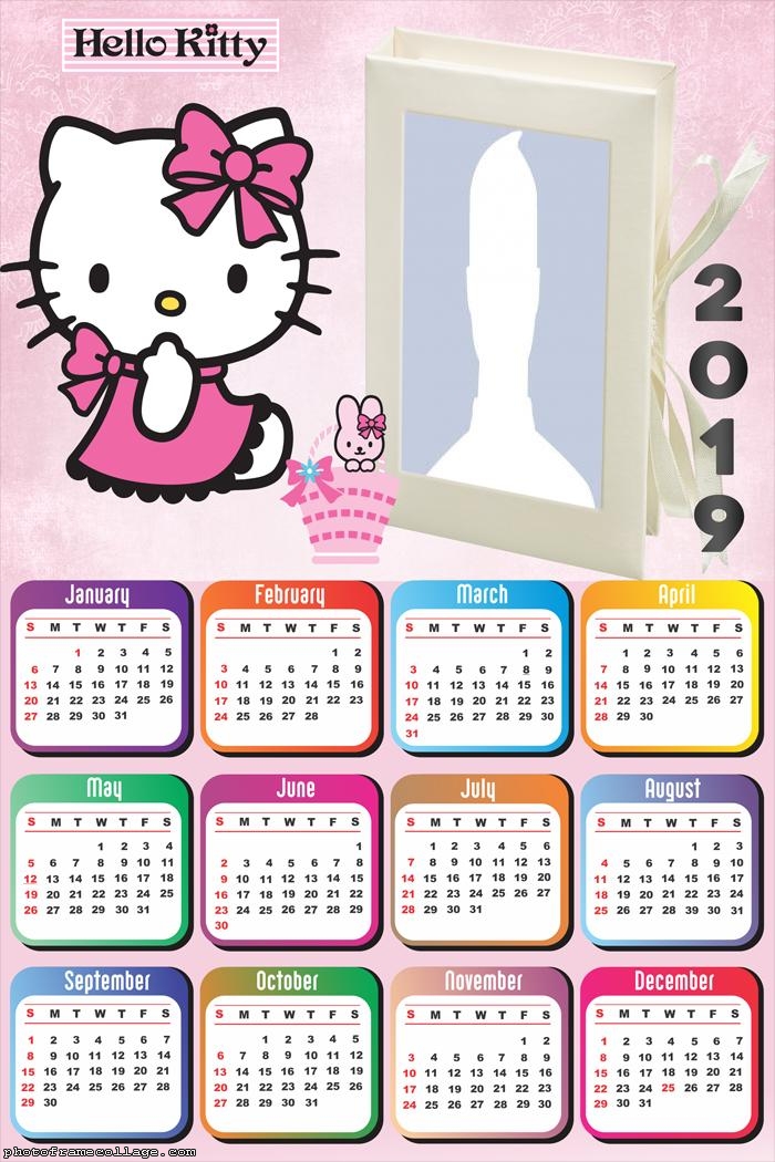 Hello Kitty Baby Calendar 2019