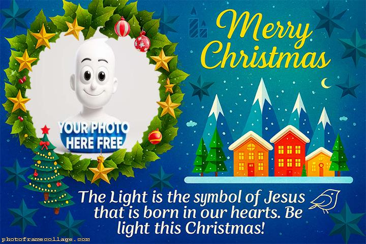 Merry Cristmas The Light is the Symbol of Jesus