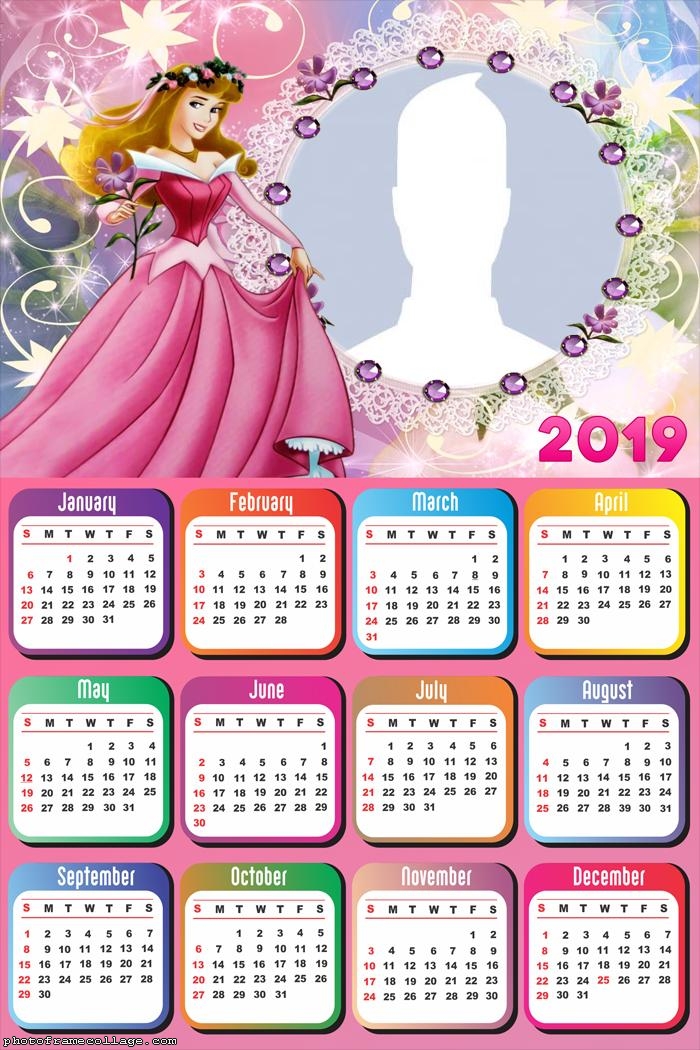 Aurora Princess Calendar 2019